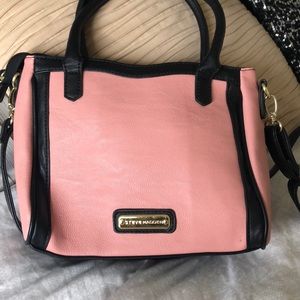 Pink and black Steve Madden Crossbody Purse